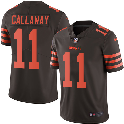 Nike Browns #11 Antonio Callaway Brown Youth Stitched NFL Limited Rush Jersey Nike Browns #11 Antonio Callaway Brown Youth Stitched NFL Limited Rush Jersey