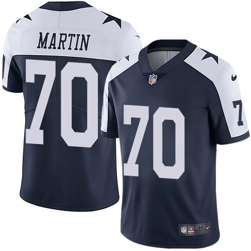 Nike Cowboys #70 Zack Martin Navy Blue Thanksgiving Youth Stitched NFL Vapor Untouchable Limited Throwback Jersey Nike Cowboys #70 Zack Martin Navy Blue Thanksgiving Youth Stitched NFL Vapor Untouchable Limited Throwback Jersey