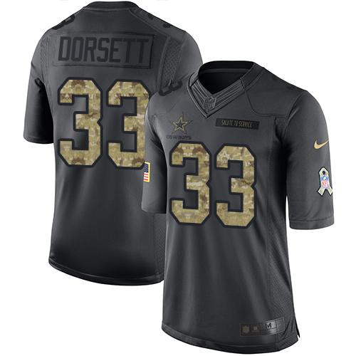Nike Cowboys #33 Tony Dorsett Black Youth Stitched NFL Limited 2016 Salute to Service Jersey Nike Cowboys #33 Tony Dorsett Black Youth Stitched NFL Limited 2016 Salute to Service Jersey