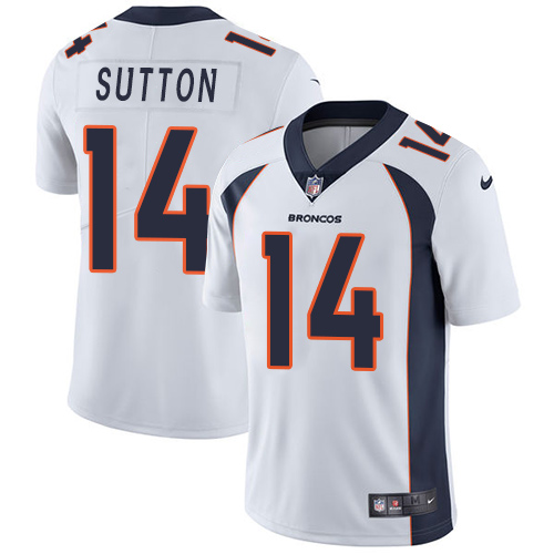 Nike Broncos #14 Courtland Sutton White Youth Stitched NFL Vapor Untouchable Limited Jersey Nike Broncos #14 Courtland Sutton White Youth Stitched NFL Vapor Untouchable Limited Jersey