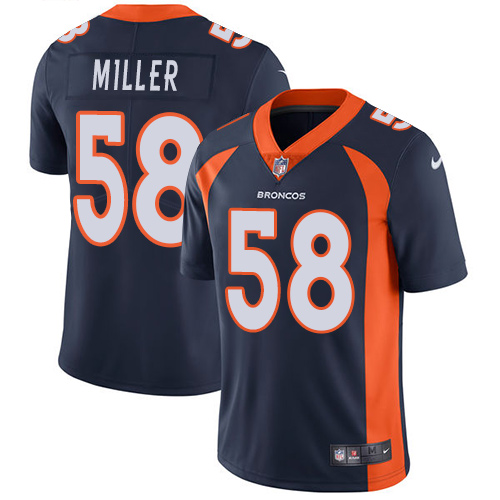 Nike Broncos #58 Von Miller Blue Alternate Youth Stitched NFL Vapor Untouchable Limited Jersey Nike Broncos #58 Von Miller Blue Alternate Youth Stitched NFL Vapor Untouchable Limited Jersey