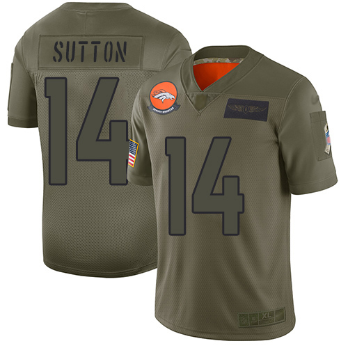 Nike Broncos #14 Courtland Sutton Camo Youth Stitched NFL Limited 2019 Salute to Service Jersey Nike Broncos #14 Courtland Sutton Camo Youth Stitched NFL Limited 2019 Salute to Service Jersey