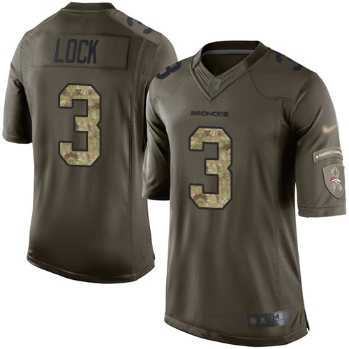Nike Broncos #3 Drew Lock Green Youth Stitched NFL Limited 2015 Salute to Service Jersey Nike Broncos #3 Drew Lock Green Youth Stitched NFL Limited 2015 Salute to Service Jersey