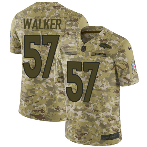 Nike Broncos #57 Demarcus Walker Camo Youth Stitched NFL Limited 2018 Salute to Service Jersey Nike Broncos #57 Demarcus Walker Camo Youth Stitched NFL Limited 2018 Salute to Service Jersey