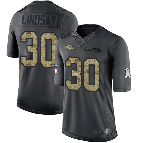 Nike Broncos #30 Phillip Lindsay Black Youth Stitched NFL Limited 2016 Salute to Service Jersey Nike Broncos #30 Phillip Lindsay Black Youth Stitched NFL Limited 2016 Salute to Service Jersey