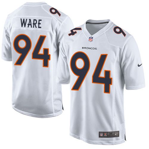 Nike Broncos #94 DeMarcus Ware White Youth Stitched NFL Game Event Jersey Nike Broncos #94 DeMarcus Ware White Youth Stitched NFL Game Event Jersey