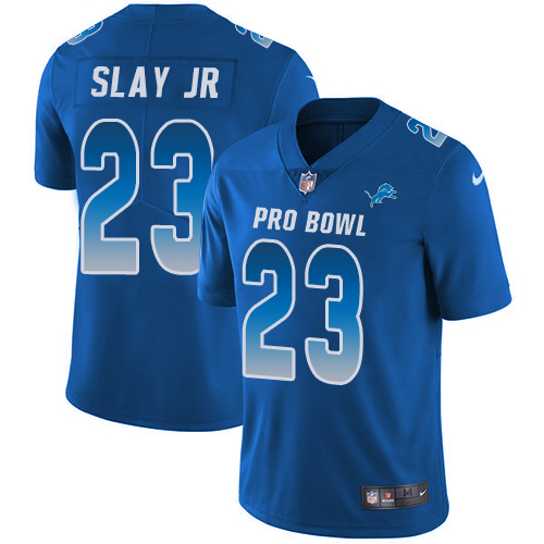 Nike Lions #23 Darius Slay Jr Royal Youth Stitched NFL Limited NFC 2019 Pro Bowl Jersey Nike Lions #23 Darius Slay Jr Royal Youth Stitched NFL Limited NFC 2019 Pro Bowl Jersey