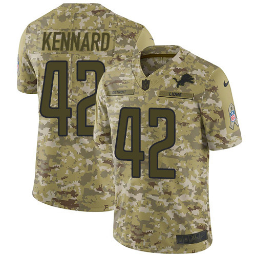Nike Lions #42 Devon Kennard Camo Youth Stitched NFL Limited 2018 Salute to Service Jersey Nike Lions #42 Devon Kennard Camo Youth Stitched NFL Limited 2018 Salute to Service Jersey