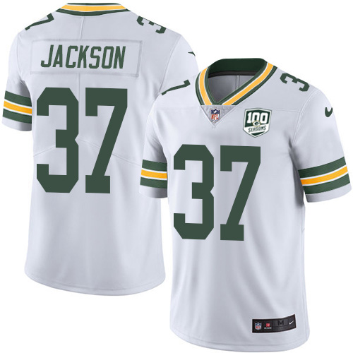 Nike Packers #37 Josh Jackson White Youth 100th Season Stitched NFL Vapor Untouchable Limited Jersey Nike Packers #37 Josh Jackson White Youth 100th Season Stitched NFL Vapor Untouchable Limited Jersey