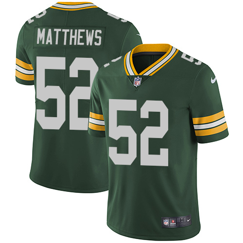 Nike Packers #52 Clay Matthews Green Team Color Youth Stitched NFL Vapor Untouchable Limited Jersey Nike Packers #52 Clay Matthews Green Team Color Youth Stitched NFL Vapor Untouchable Limited Jersey