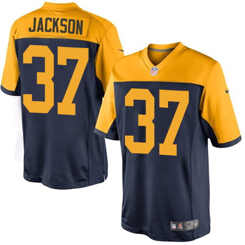 Nike Packers #37 Josh Jackson Navy Blue Alternate Youth Stitched NFL New Limited Jersey Nike Packers #37 Josh Jackson Navy Blue Alternate Youth Stitched NFL New Limited Jersey