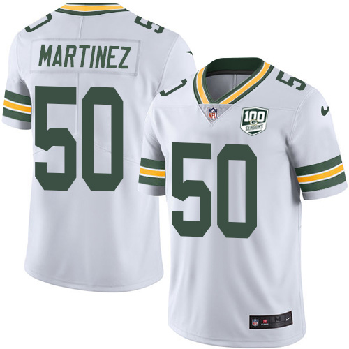 Nike Packers #50 Blake Martinez White Youth 100th Season Stitched NFL Vapor Untouchable Limited Jersey Nike Packers #50 Blake Martinez White Youth 100th Season Stitched NFL Vapor Untouchable Limited Jersey
