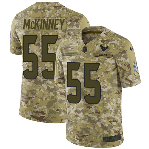 Nike Texans #55 Benardrick McKinney Camo Youth Stitched NFL Limited 2018 Salute to Service Jersey Nike Texans #55 Benardrick McKinney Camo Youth Stitched NFL Limited 2018 Salute to Service Jersey