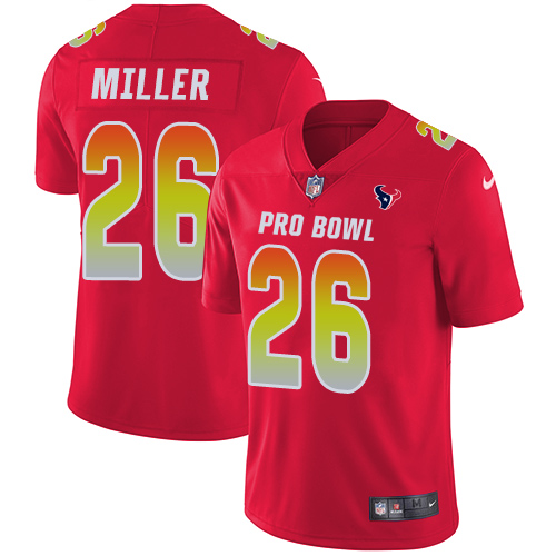 Nike Texans #26 Lamar Miller Red Youth Stitched NFL Limited AFC 2019 Pro Bowl Jersey Nike Texans #26 Lamar Miller Red Youth Stitched NFL Limited AFC 2019 Pro Bowl Jersey