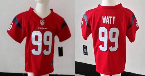 Toddler Nike Texans #99 J.J. Watt Red Alternate Stitched NFL Elite Jersey Toddler Nike Texans #99 J.J. Watt Red Alternate Stitched NFL Elite Jersey