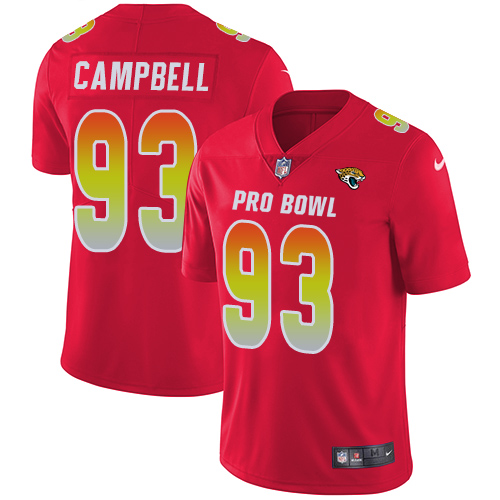 Nike Jaguars #93 Calais Campbell Red Youth Stitched NFL Limited AFC 2018 Pro Bowl Jersey Nike Jaguars #93 Calais Campbell Red Youth Stitched NFL Limited AFC 2018 Pro Bowl Jersey