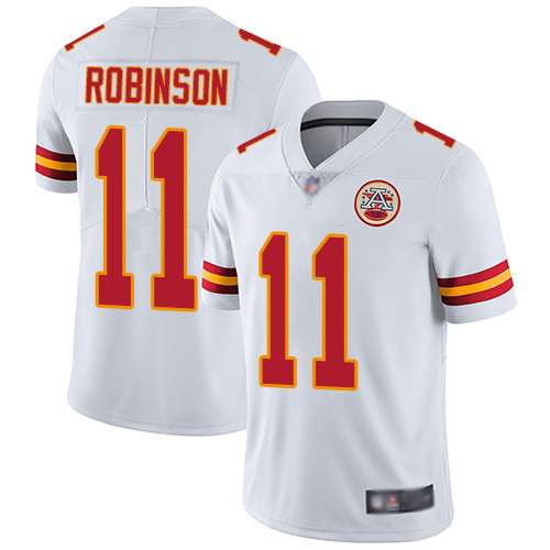 Nike Chiefs #11 Demarcus Robinson White Youth Stitched NFL Vapor Untouchable Limited Jersey Nike Chiefs #11 Demarcus Robinson White Youth Stitched NFL Vapor Untouchable Limited Jersey