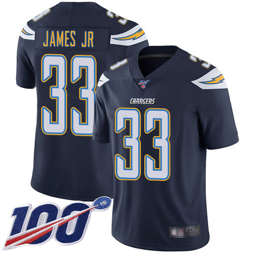 Nike Chargers #33 Derwin James Jr Navy Blue Team Color Youth Stitched NFL 100th Season Vapor Limited Jersey Nike Chargers #33 Derwin James Jr Navy Blue Team Color Youth Stitched NFL 100th Season Vapor Limited Jersey