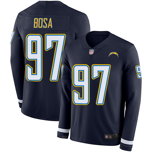 Nike Chargers #97 Joey Bosa Navy Blue Team Color Youth Stitched NFL Limited Therma Long Sleeve Jersey Nike Chargers #97 Joey Bosa Navy Blue Team Color Youth Stitched NFL Limited Therma Long Sleeve Jersey