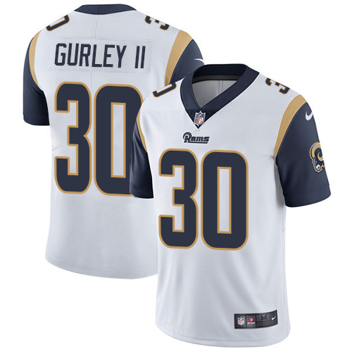 Nike Rams #30 Todd Gurley II White Youth Stitched NFL Vapor Untouchable Limited Jersey Nike Rams #30 Todd Gurley II White Youth Stitched NFL Vapor Untouchable Limited Jersey