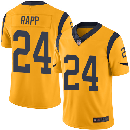 Nike Rams #24 Taylor Rapp Gold Youth Stitched NFL Limited Rush Jersey Nike Rams #24 Taylor Rapp Gold Youth Stitched NFL Limited Rush Jersey