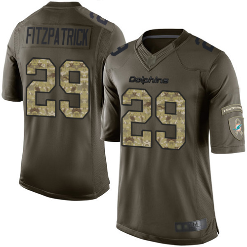 Nike Dolphins #29 Minkah Fitzpatrick Green Youth Stitched NFL Limited 2015 Salute to Service Jersey Nike Dolphins #29 Minkah Fitzpatrick Green Youth Stitched NFL Limited 2015 Salute to Service Jersey