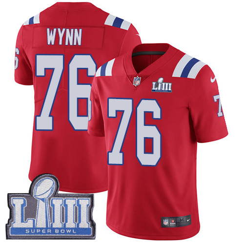 Nike Patriots #76 Isaiah Wynn Red Alternate Super Bowl LIII Bound Youth Stitched NFL Vapor Untouchable Limited Jersey Nike Patriots #76 Isaiah Wynn Red Alternate Super Bowl LIII Bound Youth Stitched NFL Vapor Untouchable Limited Jersey