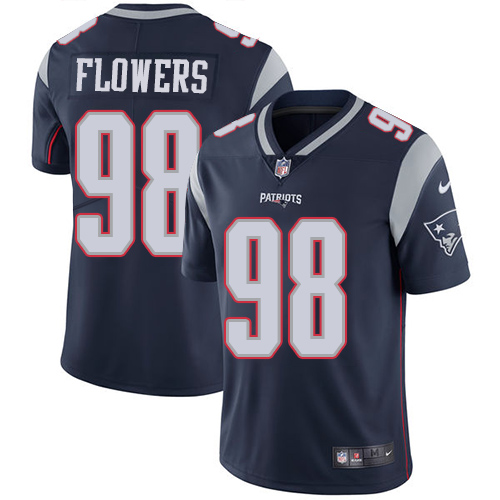 Nike Patriots #98 Trey Flowers Navy Blue Team Color Youth Stitched NFL Vapor Untouchable Limited Jersey Nike Patriots #98 Trey Flowers Navy Blue Team Color Youth Stitched NFL Vapor Untouchable Limited Jersey