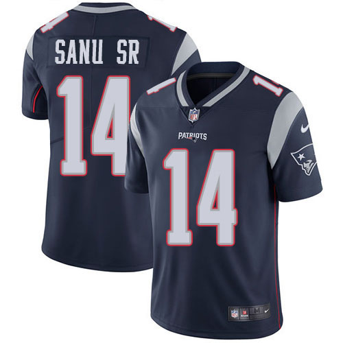 Nike Patriots #14 Mohamed Sanu Sr Navy Blue Team Color Youth Stitched NFL Vapor Untouchable Limited Jersey Nike Patriots #14 Mohamed Sanu Sr Navy Blue Team Color Youth Stitched NFL Vapor Untouchable Limited Jersey
