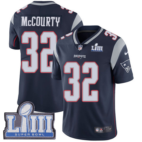 Nike Patriots #32 Devin McCourty Navy Blue Team Color Super Bowl LIII Bound Youth Stitched NFL Vapor Untouchable Limited Jersey Nike Patriots #32 Devin McCourty Navy Blue Team Color Super Bowl LIII Bound Youth Stitched NFL Vapor Untouchable Limited Jersey