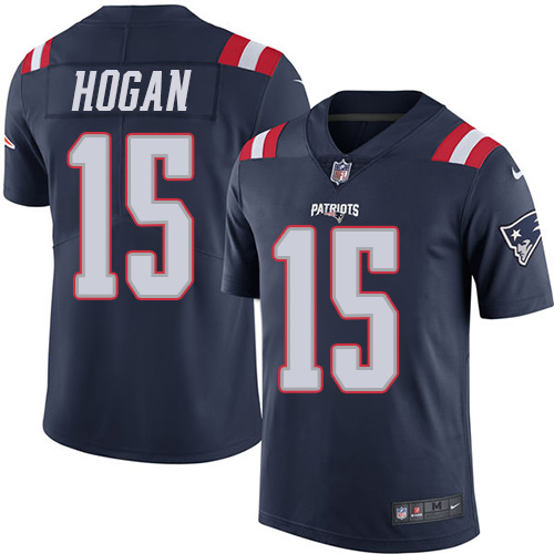 Nike Patriots #15 Chris Hogan Navy Blue Youth Stitched NFL Limited Rush Jersey Nike Patriots #15 Chris Hogan Navy Blue Youth Stitched NFL Limited Rush Jersey