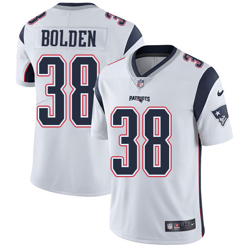 Nike Patriots #38 Brandon Bolden White Youth Stitched NFL Vapor Untouchable Limited Jersey Nike Patriots #38 Brandon Bolden White Youth Stitched NFL Vapor Untouchable Limited Jersey