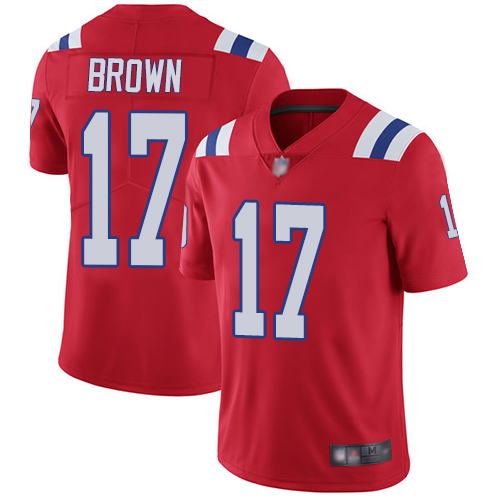 Nike Patriots #17 Antonio Brown Red Alternate Youth Stitched NFL Vapor Untouchable Limited Jersey Nike Patriots #17 Antonio Brown Red Alternate Youth Stitched NFL Vapor Untouchable Limited Jersey