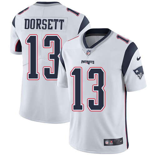Nike Patriots #13 Phillip Dorsett White Youth Stitched NFL Vapor Untouchable Limited Jersey Nike Patriots #13 Phillip Dorsett White Youth Stitched NFL Vapor Untouchable Limited Jersey