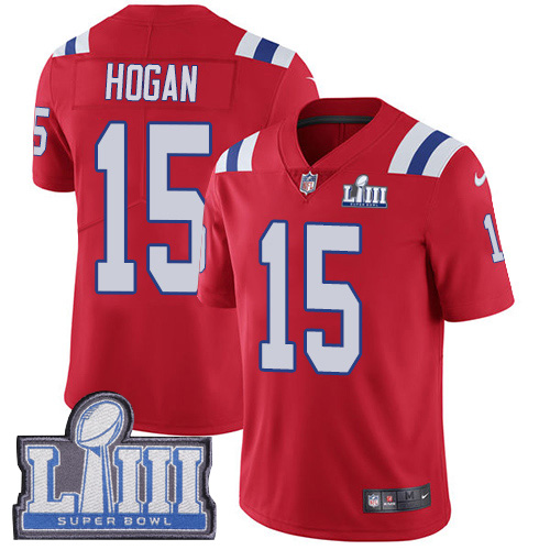 Nike Patriots #15 Chris Hogan Red Alternate Super Bowl LIII Bound Youth Stitched NFL Vapor Untouchable Limited Jersey Nike Patriots #15 Chris Hogan Red Alternate Super Bowl LIII Bound Youth Stitched NFL Vapor Untouchable Limited Jersey