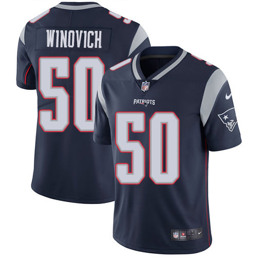Nike Patriots #50 Chase Winovich Navy Blue Team Color Youth Stitched NFL Vapor Untouchable Limited Jersey Nike Patriots #50 Chase Winovich Navy Blue Team Color Youth Stitched NFL Vapor Untouchable Limited Jersey