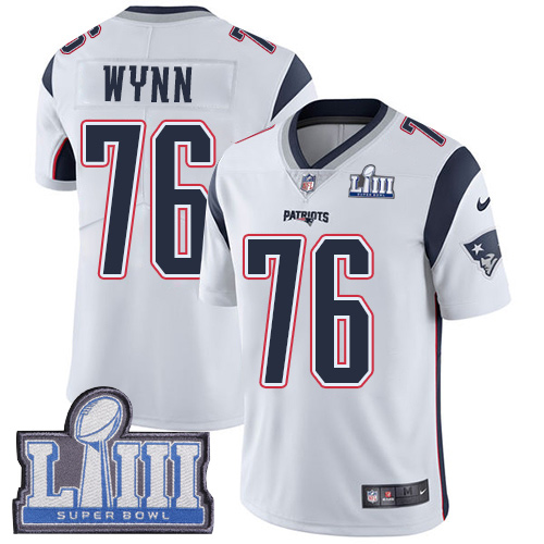 Nike Patriots #76 Isaiah Wynn White Super Bowl LIII Bound Youth Stitched NFL Vapor Untouchable Limited Jersey Nike Patriots #76 Isaiah Wynn White Super Bowl LIII Bound Youth Stitched NFL Vapor Untouchable Limited Jersey