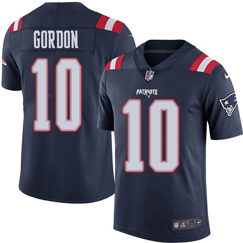 Nike Patriots #10 Josh Gordon Navy Blue Youth Stitched NFL Limited Rush Jersey Nike Patriots #10 Josh Gordon Navy Blue Youth Stitched NFL Limited Rush Jersey