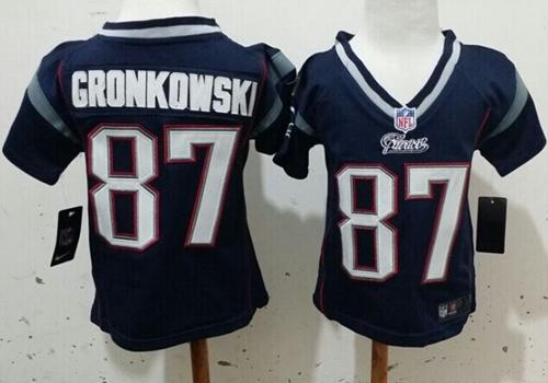 Toddler Nike Patriots #87 Rob Gronkowski Navy Blue Team Color Stitched NFL Elite Jersey Toddler Nike Patriots #87 Rob Gronkowski Navy Blue Team Color Stitched NFL Elite Jersey