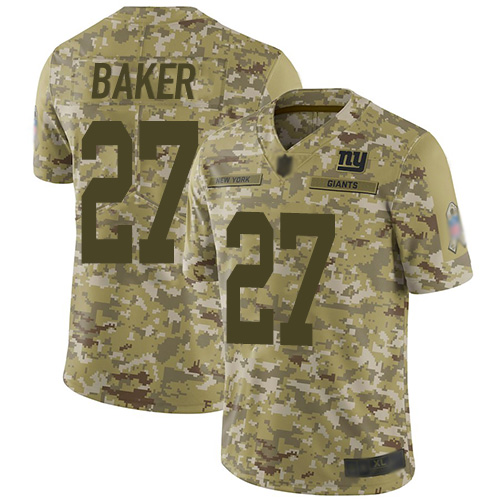 Nike Giants #27 Deandre Baker Camo Youth Stitched NFL Limited 2018 Salute to Service Jersey Nike Giants #27 Deandre Baker Camo Youth Stitched NFL Limited 2018 Salute to Service Jersey