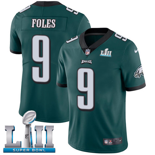 Nike Eagles #9 Nick Foles Midnight Green Team Color Super Bowl LII Youth Stitched NFL Vapor Untouchable Limited Jersey Nike Eagles #9 Nick Foles Midnight Green Team Color Super Bowl LII Youth Stitched NFL Vapor Untouchable Limited Jersey