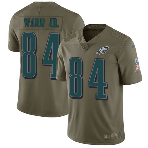 Nike Eagles #84 Greg Ward Jr. Olive Youth Stitched NFL Limited 2017 Salute To Service Jersey Nike Eagles #84 Greg Ward Jr. Olive Youth Stitched NFL Limited 2017 Salute To Service Jersey