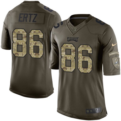 Nike Eagles #86 Zach Ertz Green Youth Stitched NFL Limited 2015 Salute to Service Jersey Nike Eagles #86 Zach Ertz Green Youth Stitched NFL Limited 2015 Salute to Service Jersey