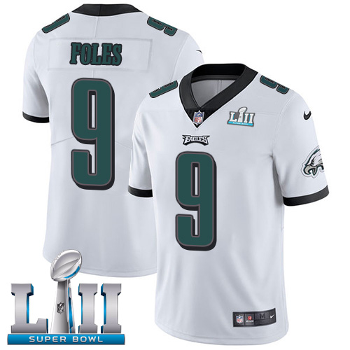 Nike Eagles #9 Nick Foles White Super Bowl LII Youth Stitched NFL Vapor Untouchable Limited Jersey Nike Eagles #9 Nick Foles White Super Bowl LII Youth Stitched NFL Vapor Untouchable Limited Jersey