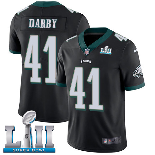 Nike Eagles #41 Ronald Darby Black Alternate Super Bowl LII Youth Stitched NFL Vapor Untouchable Limited Jersey Nike Eagles #41 Ronald Darby Black Alternate Super Bowl LII Youth Stitched NFL Vapor Untouchable Limited Jersey