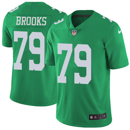 Nike Eagles #79 Brandon Brooks Green Youth Stitched NFL Limited Rush Jersey Nike Eagles #79 Brandon Brooks Green Youth Stitched NFL Limited Rush Jersey