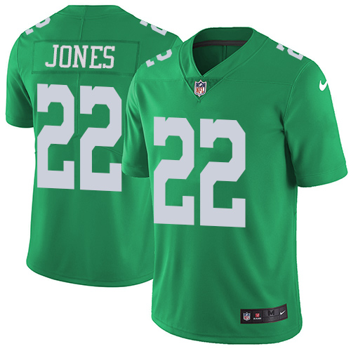 Nike Eagles #22 Sidney Jones Green Youth Stitched NFL Limited Rush Jersey