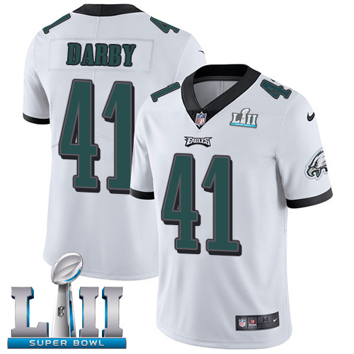 Nike Eagles #41 Ronald Darby White Super Bowl LII Youth Stitched NFL Vapor Untouchable Limited Jersey Nike Eagles #41 Ronald Darby White Super Bowl LII Youth Stitched NFL Vapor Untouchable Limited Jersey