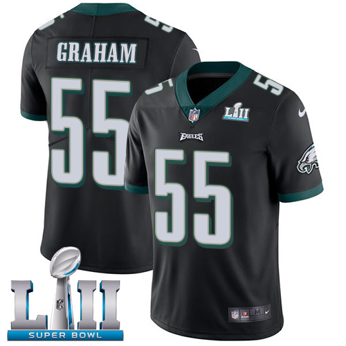 Nike Eagles #55 Brandon Graham Black Alternate Super Bowl LII Youth Stitched NFL Vapor Untouchable Limited Jersey Nike Eagles #55 Brandon Graham Black Alternate Super Bowl LII Youth Stitched NFL Vapor Untouchable Limited Jersey