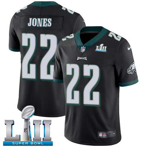 Nike Eagles #22 Sidney Jones Black Alternate Super Bowl LII Youth Stitched NFL Vapor Untouchable Limited Jersey Nike Eagles #22 Sidney Jones Black Alternate Super Bowl LII Youth Stitched NFL Vapor Untouchable Limited Jersey